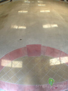 Floor Stained Polished Concrete Entry