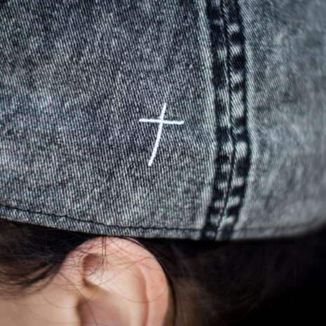 AGAPE-vintage-hat-cursive-stitch-cross